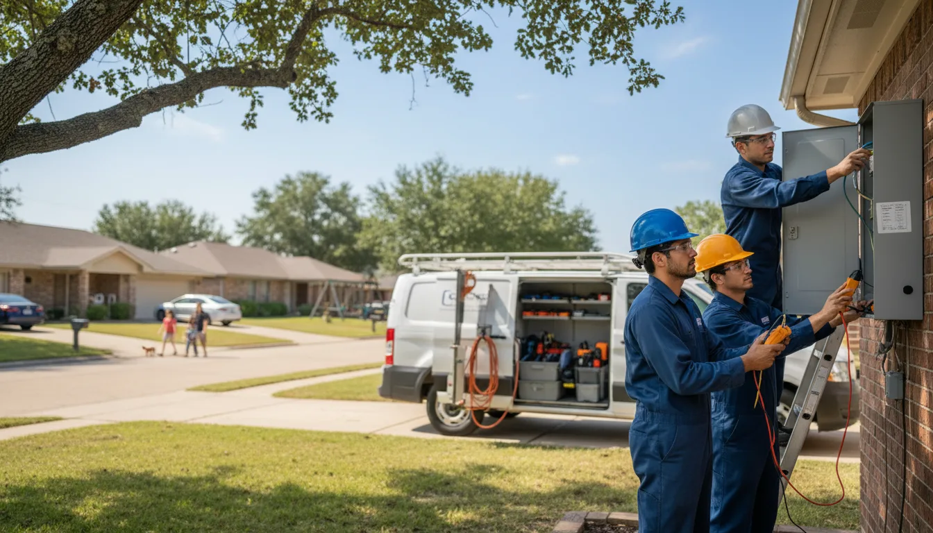 Certified electrician providing emergency electrical services in Pleasant City, OH